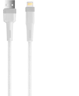 Setty USB - Lightning cable 1,2 m 2A KNA-L-1.220 white