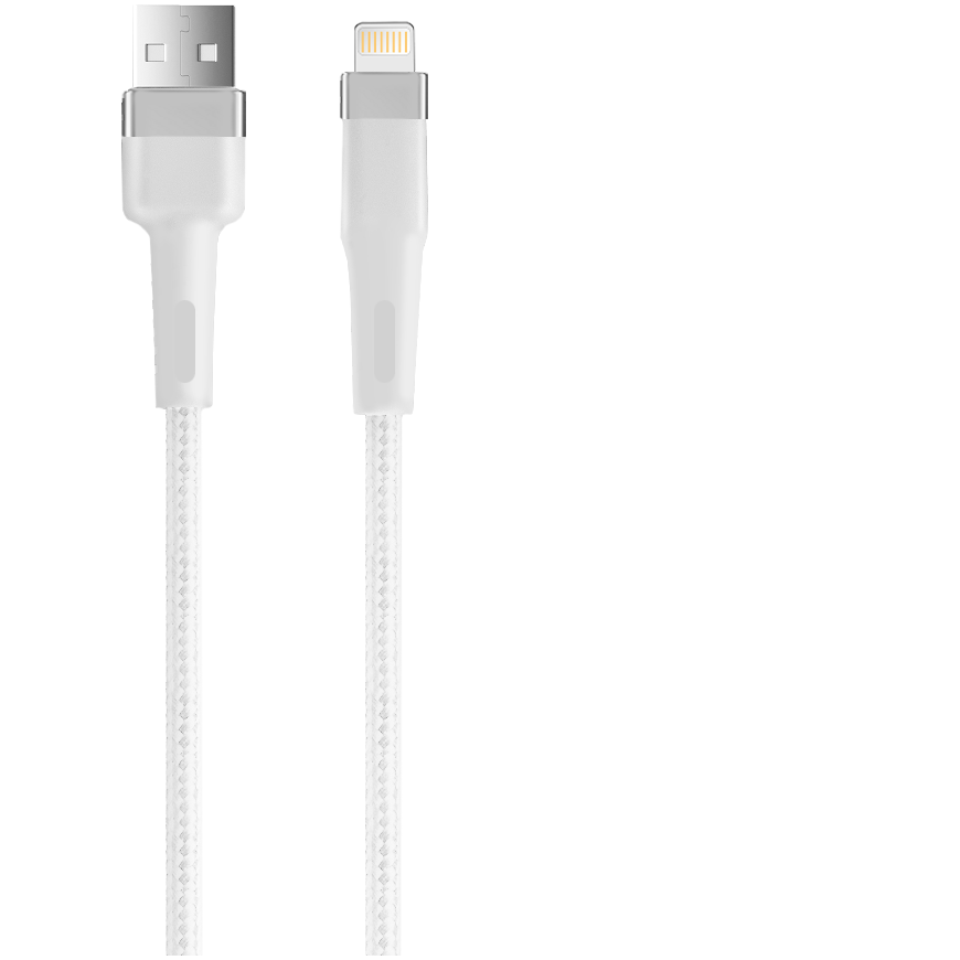 Setty USB - Lightning cable 1,2 m 2A KNA-L-1.220 white