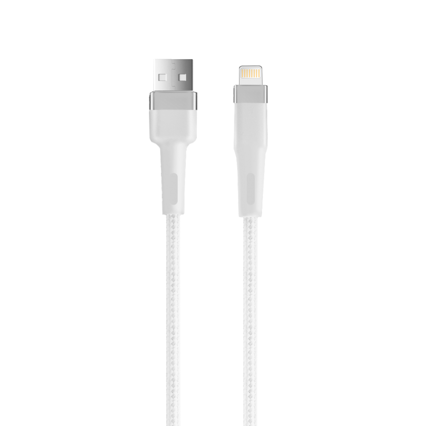 Setty USB - Lightning cable 1,2 m 2A KNA-L-1.220 white – 2
