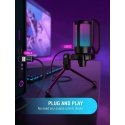 Fifine Technology Komplektas: Kondensatorinis Mikrofonas FIFINE A6V RGB Juodas (Juodas) Fifine Technology Komplektas: Kondensatorinis Mikrofonas FIFINE A6V RGB Juodas (Juodas)