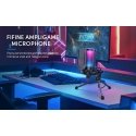Fifine Technology Kit: Condenser Microphone FIFINE A6V RGB Black (Black) Fifine Technology Kit: Condenser Microphone FIFINE A6V RGB Black (Black)