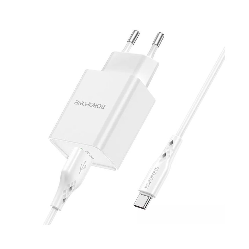 Borofone BN2 phone charger USB | 5V | 2.1A | 10.5W + USB-C cable