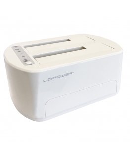 LC-Power LC-DOCK-U3-VI storage drive docking station USB 3.2 Gen 1 (3.1 Gen 1) Type micro-B White