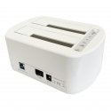 LC-Power LC-DOCK-U3-VI tallennusaseman telakointiasema USB 3.2 Gen 1 (3.1 Gen 1) Type micro-B Valkoi LC-Power LC-DOCK-U3-VI tallennusaseman telakointiasema USB 3.2 Gen 1 (3.1 Gen 1) Type micro-B Valkoi