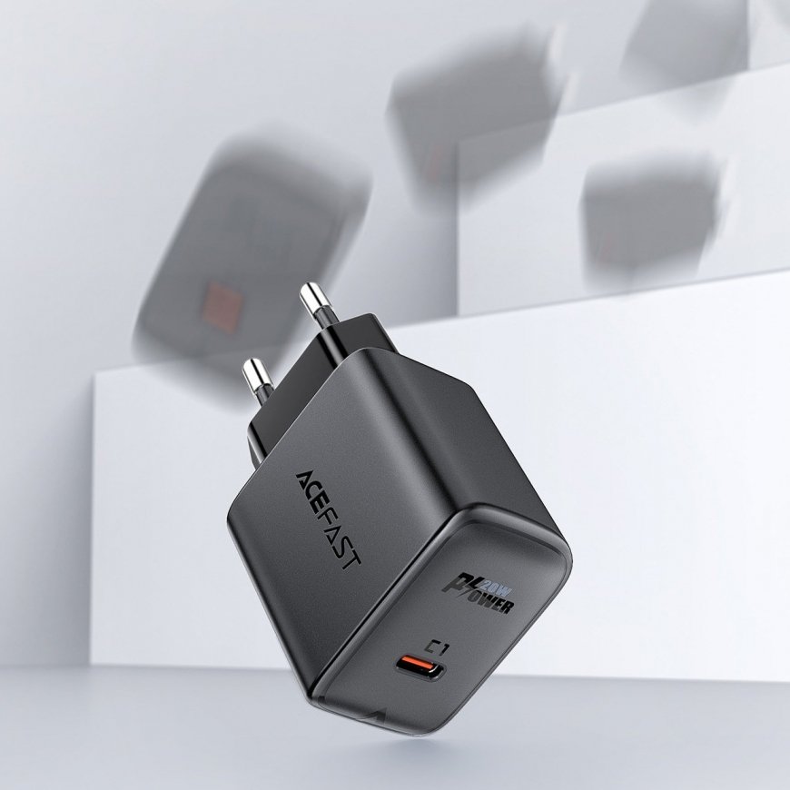 Acefast fast charger USB Type C 20W Power Delivery black (A1 EU