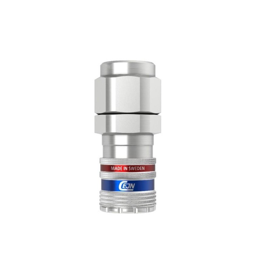 Quick connector for hoses CEJN eSafe 11x16mm 410 ser.