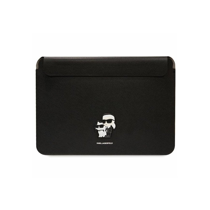 Karl Lagerfeld Sleeve KLCS16SAKCPMK 16" black|black Saffiano Kar – 2