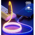 Fusion LED USB-C to Apple Lightning cable 20W | 2.4A | 100 cm Fusion LED USB-C to Apple Lightning cable 20W | 2.4A | 100 cm