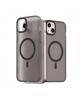 Araree etui Aero Frame iPhone 15 Plus 6.7" przeźroczysty-czarny|