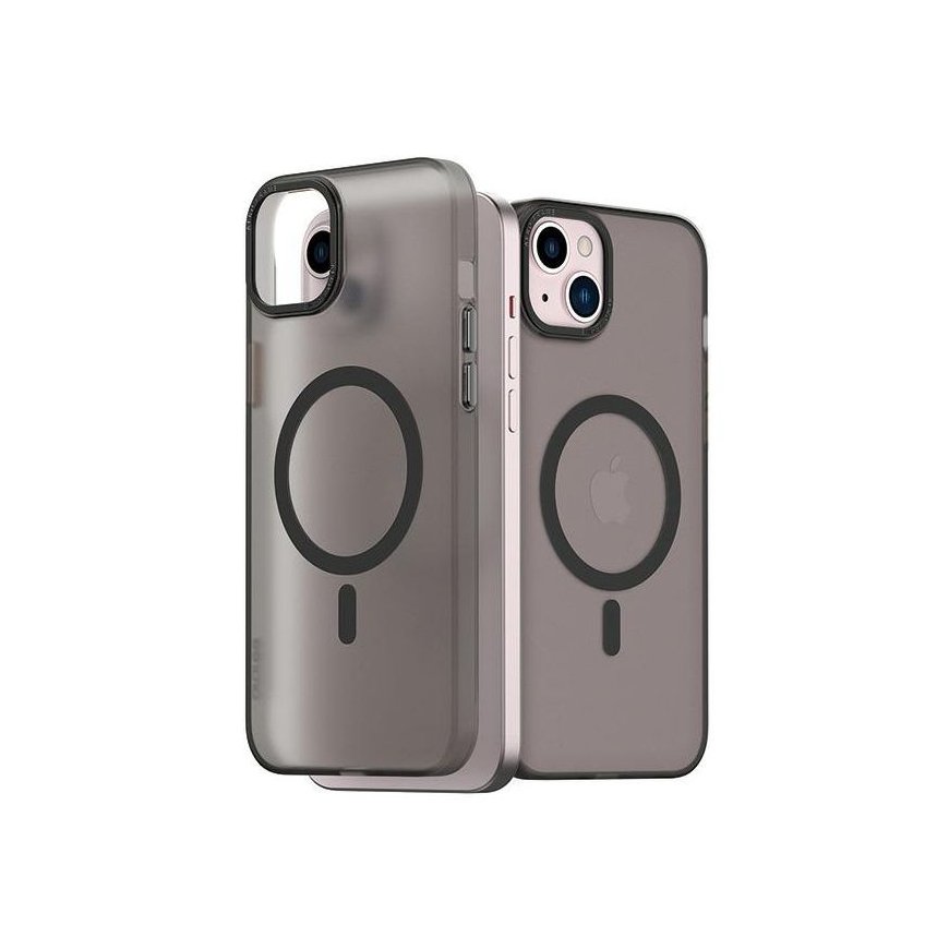 Araree etui Aero Frame iPhone 15 Plus 6.7" przeźroczysty-czarny|