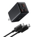 Baseus GAN6 Pro Fast Charger, 2xUSB-C + 2xUSB, 65W (black) Baseus GAN6 Pro Fast Charger, 2xUSB-C + 2xUSB, 65W (black)