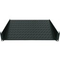 Intellinet 19" Cantilever Shelf, 1U, 2-Point Front Mount, 150mm Depth, Max 25kg, Black, Three Year W Intellinet 19" Cantilever Shelf, 1U, 2-Point Front Mount, 150mm Depth, Max 25kg, Black, Three Year W