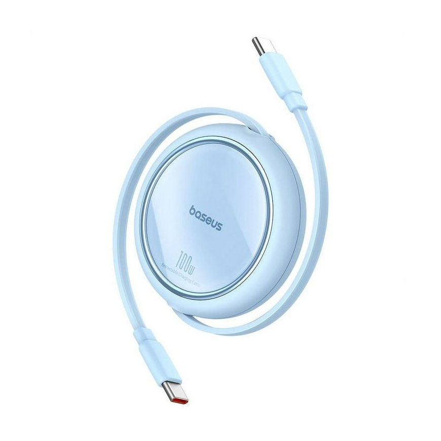 Cable USB-C to USB-C Baseus Free2Draw, PD, 100W, 1m (blue)