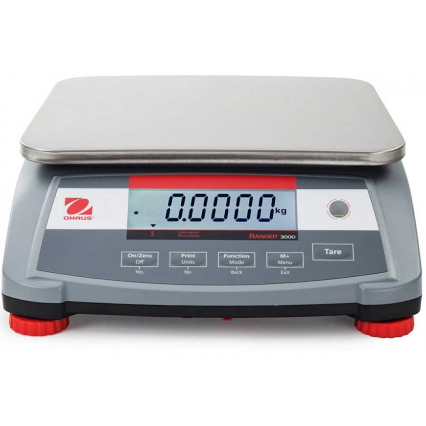 Kitchen scale Industrial compact electronic table scale RANGER 3000 3kg / 0.1g - OHAUS R31P3 – 4