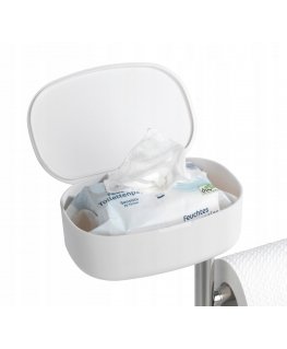 Stojak na papier i szczotkę wc z półką i koszem RIVAZZA, 4w1, WENKO