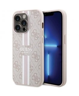 Guess GUHMP15LP4RPSP iPhone 15 Pro 6.1" różowy|pink hardcase 4G