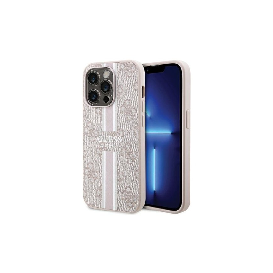 Guess GUHMP15LP4RPSP iPhone 15 Pro 6.1" różowy|pink hardcase 4G
