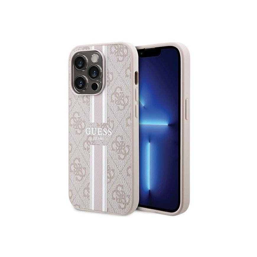 Guess GUHMP15LP4RPSP iPhone 15 Pro 6.1" różowy|pink hardcase 4G – 2