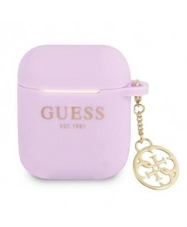 Guess case for Airpods | Airpods 2 GUA2LSCHSB blue Silicone Hear