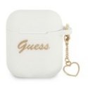 Guess case for Airpods | Airpods 2 GUA2LSCHSB blue Silicone Hear