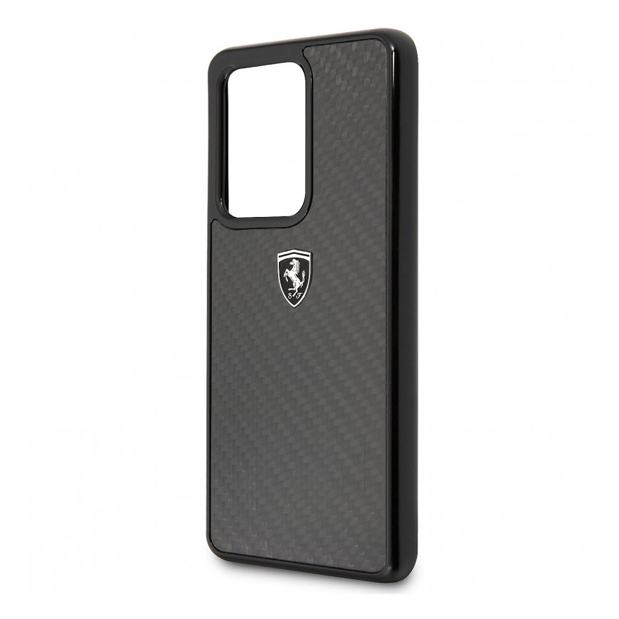 Ferrari Hardcase FEHCAHCS69BK S20 Ultra G988 black|czarny Carbon