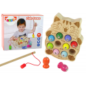 Lean Sport Lean Wooden Fish Catching Game 2 Rod Kitten Lean Sport Lean Wooden Fish Catching Game 2 Rod Kitten