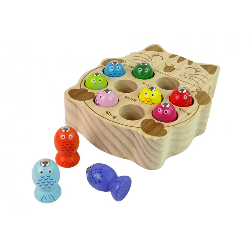 Lean Sport Lean Wooden Fish Catching Game 2 Rod Kitten – 2