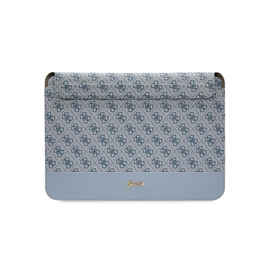 Guess Sleeve GUCS14PS4SGB 14" blue|blue 4G Stripe Metal Logo – 2