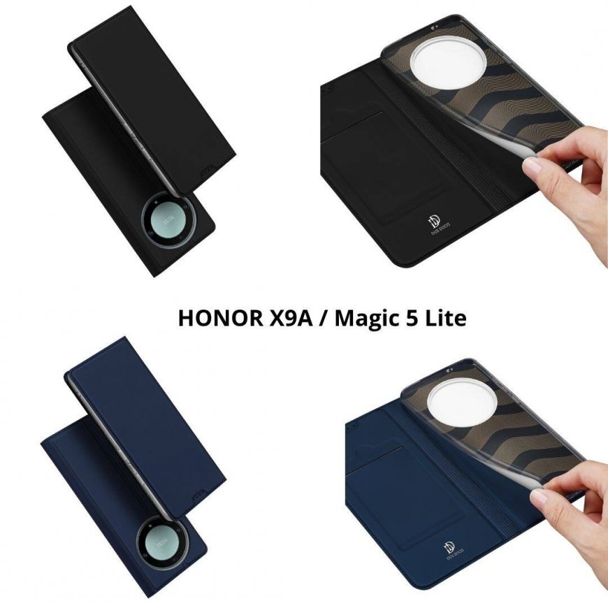 Dux Ducis Skin Pro case for Honor Magic5 flip cover card wallet