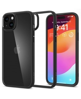 Spigen ACS06657 чехол для мобильного телефона 17 cm (6.7") Крышка Черный, Прозрачный