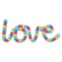 TelForceone Neon LED RGB LOVE FLRN01 + RC Forever Light