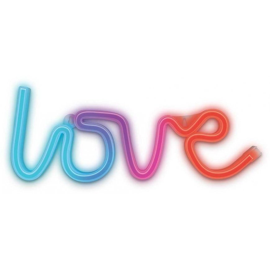 TelForceone Neoninis LED RGB LOVE FLRN01 + RC Forever Light – 3