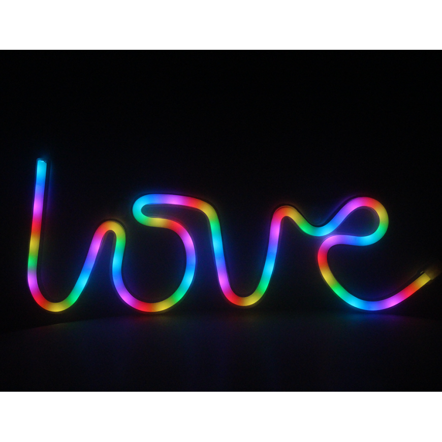 TelForceone Neoninis LED RGB LOVE FLRN01 + RC Forever Light – 5