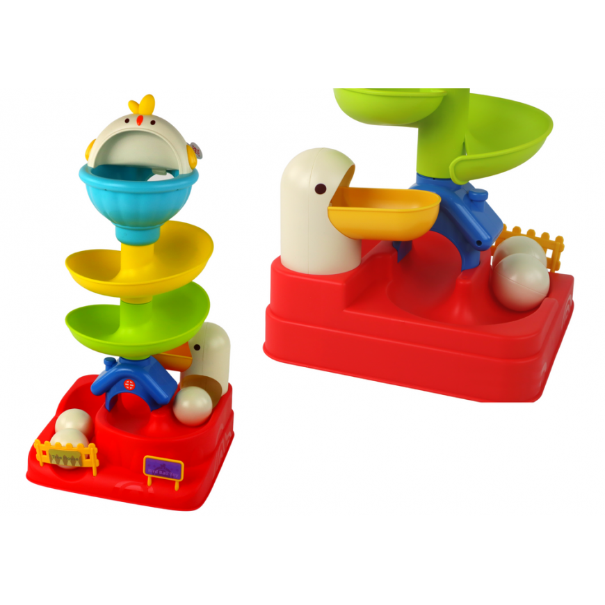 Lean Sensory toy, falling ball, egg with chicken – 2