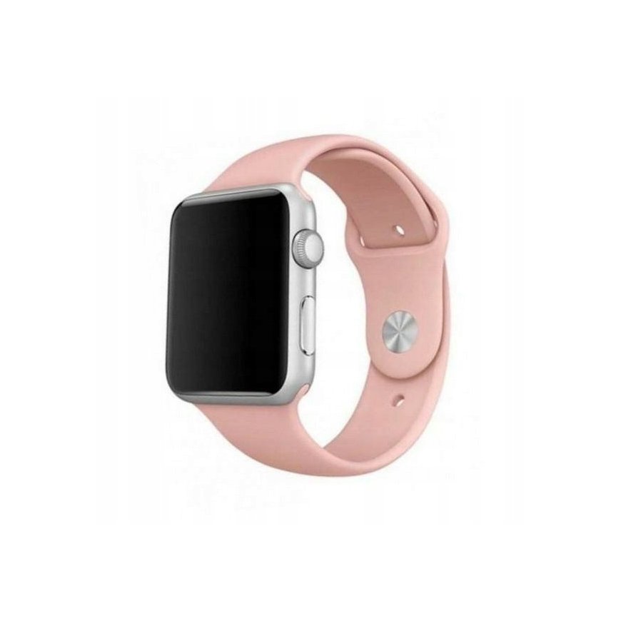 Mercury pasek Silicon Apple Watch 42|44| 45 mm różowy|pink – 2