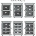 Thermal container food thermos EEP 8 x trays or containers GN1/1 100L - Hendi 707999
