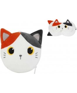 Itotal Pillow with sleep mask Orange CAT