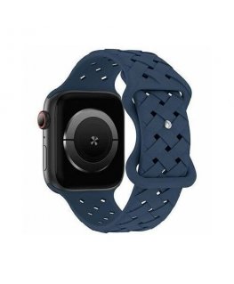 Beline pasek Apple Watch Silicone Woven 42|44|45|49mm niebieski