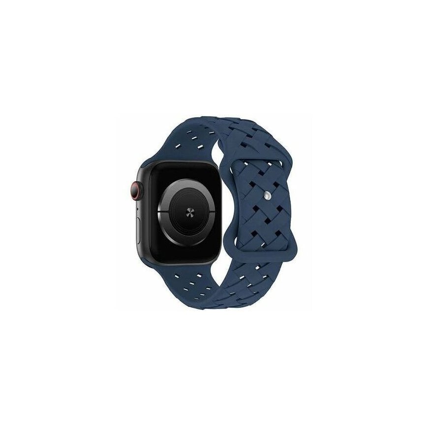 Beline pasek Apple Watch Silicone Woven 42|44|45|49mm niebieski