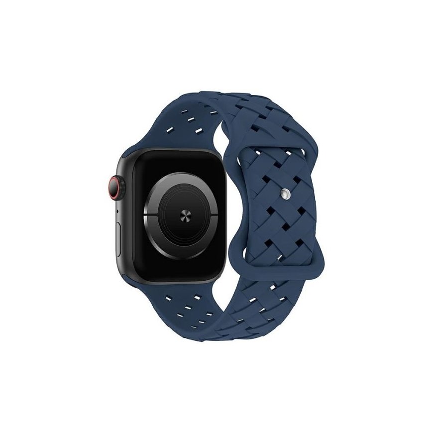 Beline pasek Apple Watch Silicone Woven 42|44|45|49mm niebieski – 2