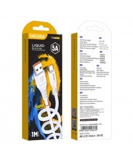 KAKUSIGA KSC-803 USB-A - USB-C charging cable 30W | 5A | 100 cm
