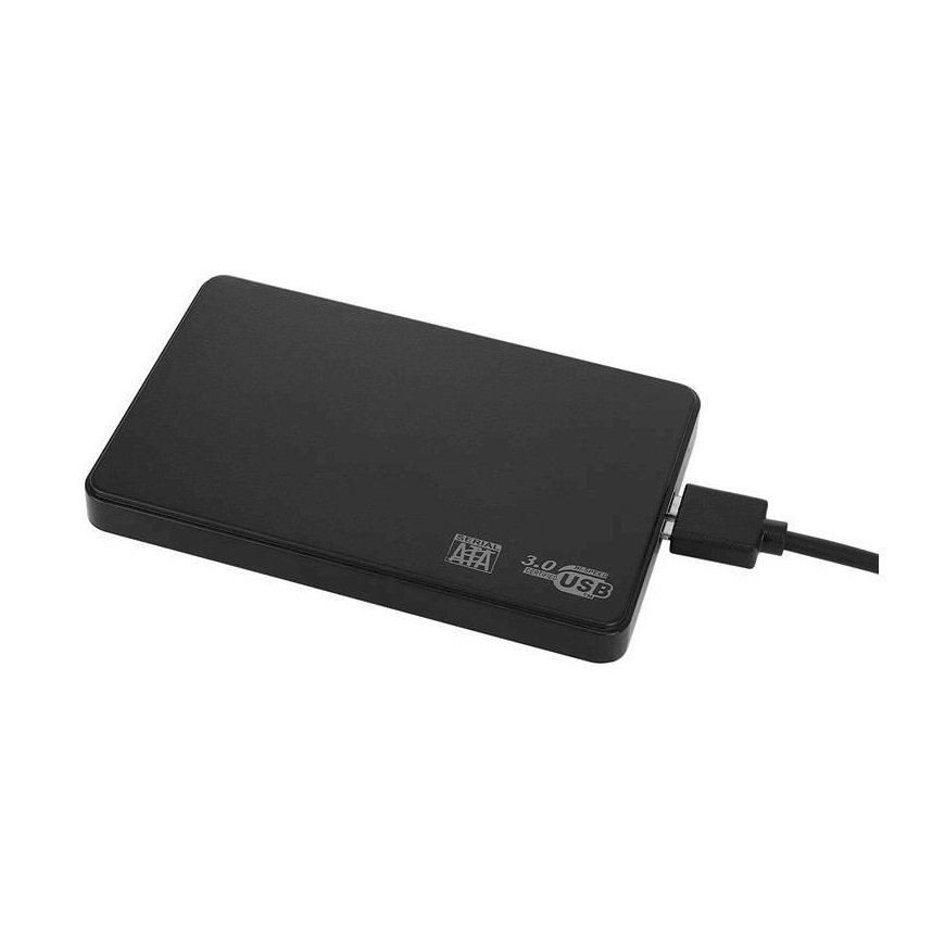 Fusion 2.5" external HDD enclosure SATA III | USB 3.0 black