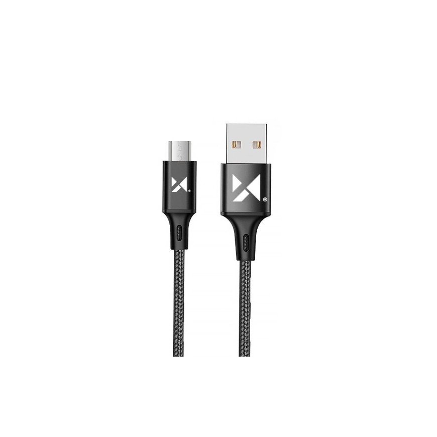 Wozinsky cable USB - microUSB 2,4A 1m black (WUC-M1B)
