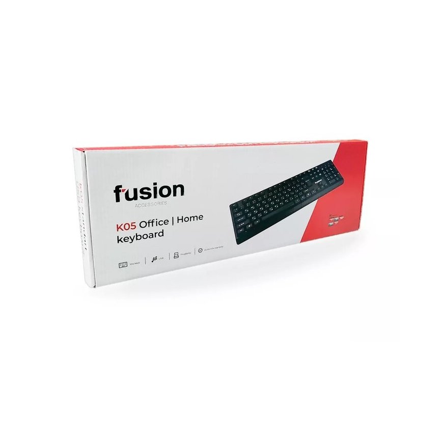 Fusion K05 keyboard USB black (ENG | RUS)