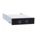 Chieftec MUB-3002 drive bay panel 8.89 cm (3.5") Carrier panel Black, Silver Chieftec MUB-3002 drive bay panel 8.89 cm (3.5") Carrier panel Black, Silver