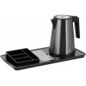 Royal Catering Hotel Welcome Kit, Electric Kettle with Tray, 1.2L, 1800W, Black Royal Catering Hotel Welcome Kit, Electric Kettle with Tray, 1.2L, 1800W, Black