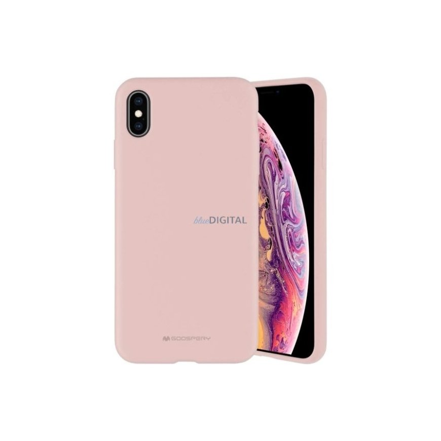 Mercury Silicone iPhone 15 Pro 6,1" różowo-piaskowy|pink-sand