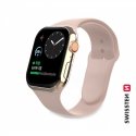 Swissten Silicone Band for Apple Watch 1/2/3/4/5/6/SE / 38 mm / 40 mm / Pink