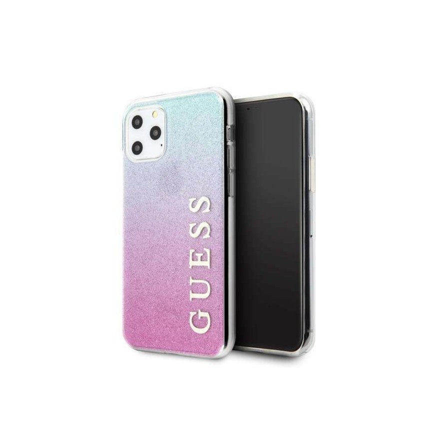 Guess GUHCN65PCUGLPBL iPhone 11 Pro Max różowo-niebieski|pink bl