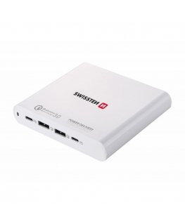 Swissten Travel Charger Notebooks and MacBook / 87W / PD3.0 / QC3.0 / PPS